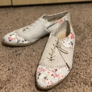 Justfab Floral Oxfords
